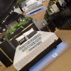 ✨️4pc Queen, King Led Light Bedrooms ✨️ Furniture Sectionals, Dining Avail 