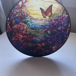 Butterfly Light Catcher Stained Glass
