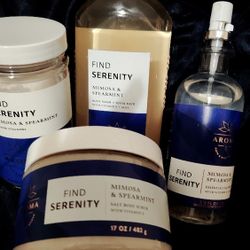 NEW, BBW AROMATHERAPY FIND SERENITY