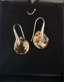 Swarovski VINTAGE Galet Pierced Earrings