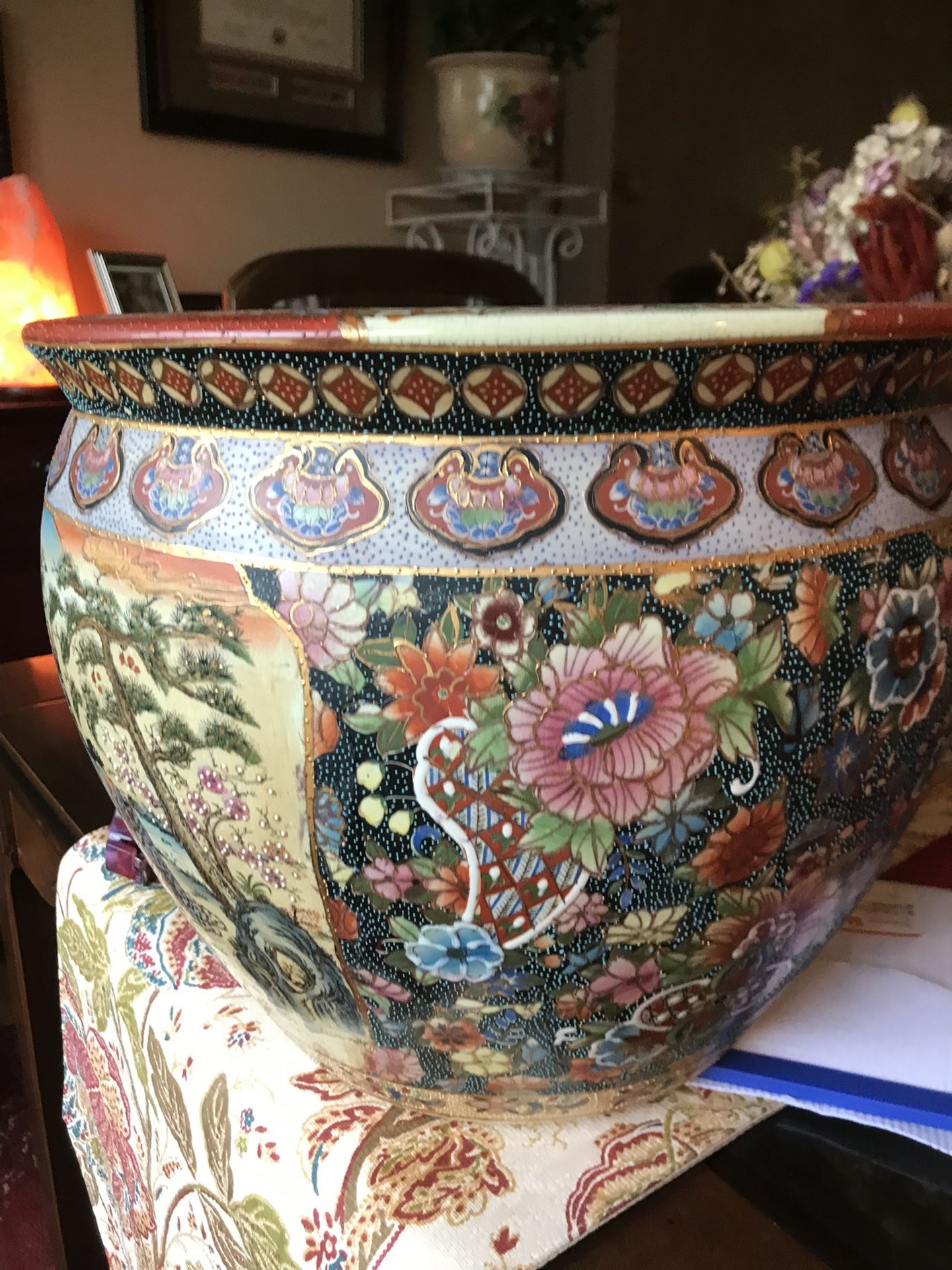Oriental Flower Pot