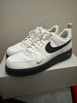 Nike Airforce 1 07 White black washed teal