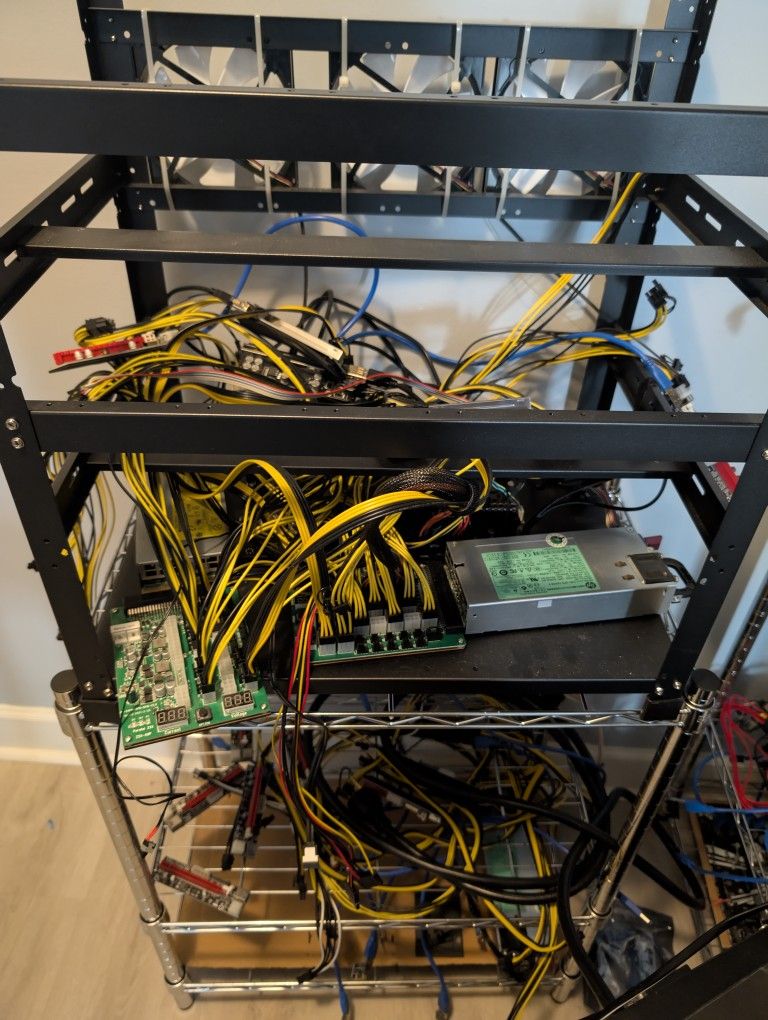 Crypto Mining Rigs, Motherboard Cpu, Power Supply