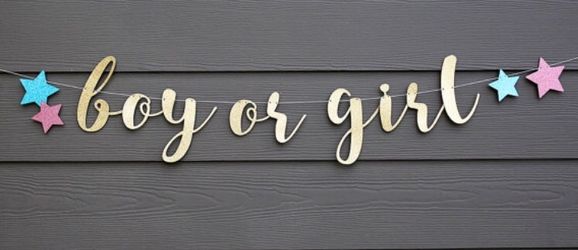 Gender reveal Boy or girl