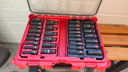 Milwaukee Deep Impact Socket Set with Packout Case
