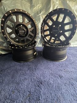 18x9 MR306 Method wheels Matte Black Rims Set of 4