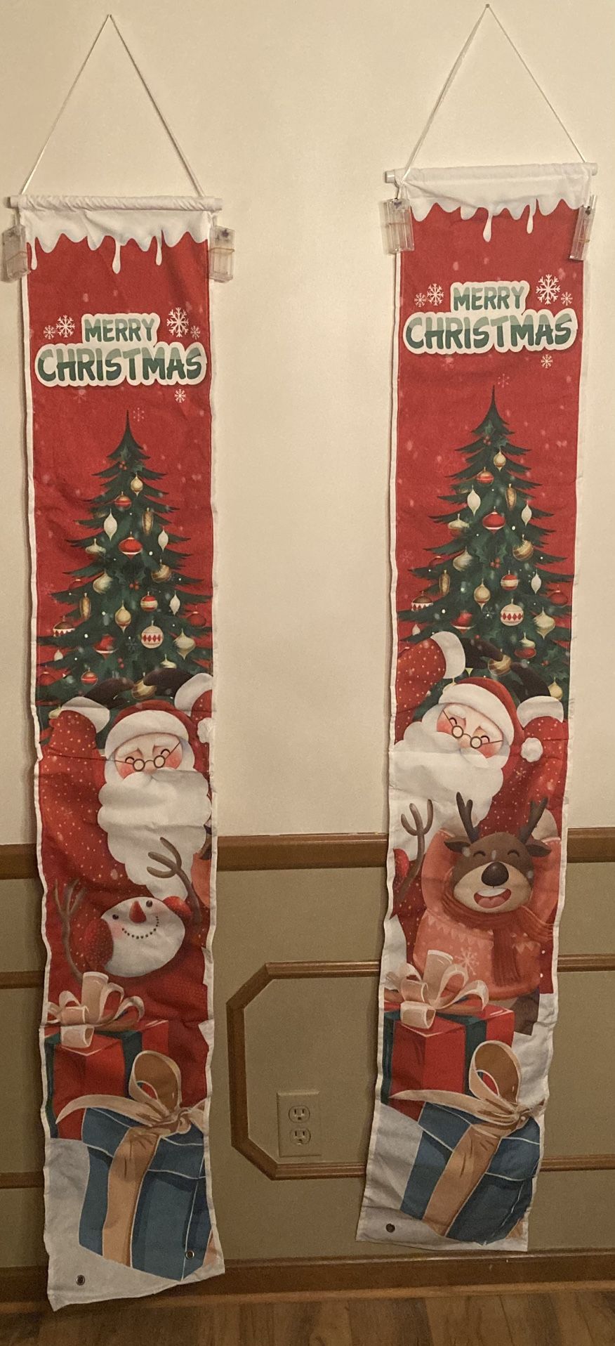 Light Up Christmas Banners – 2 Banners 6 foot