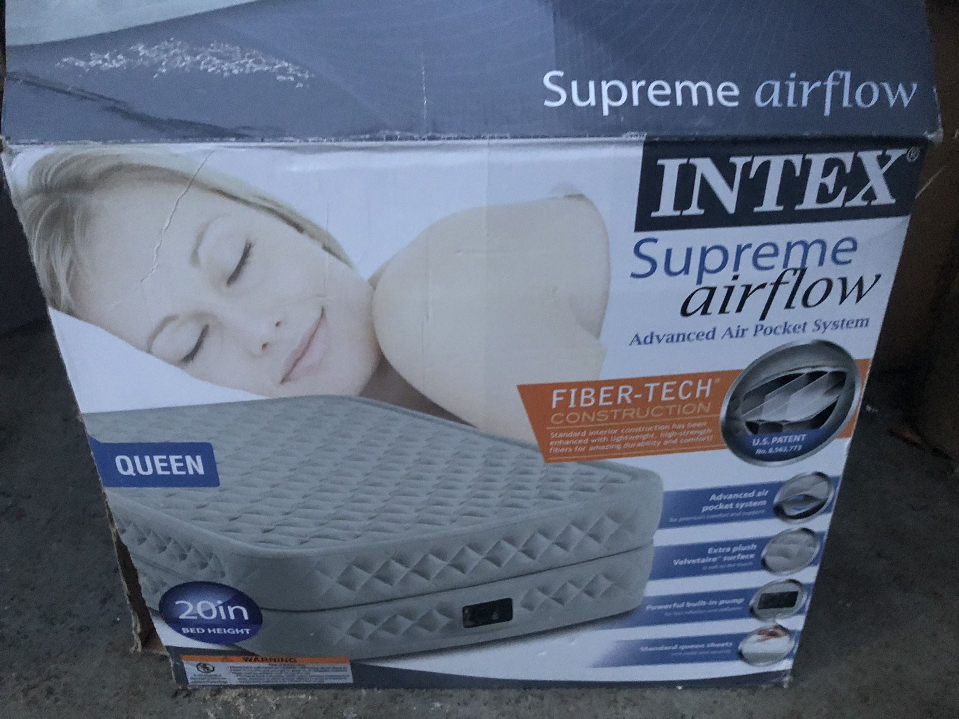 Intel supreme airflow queen air mattress