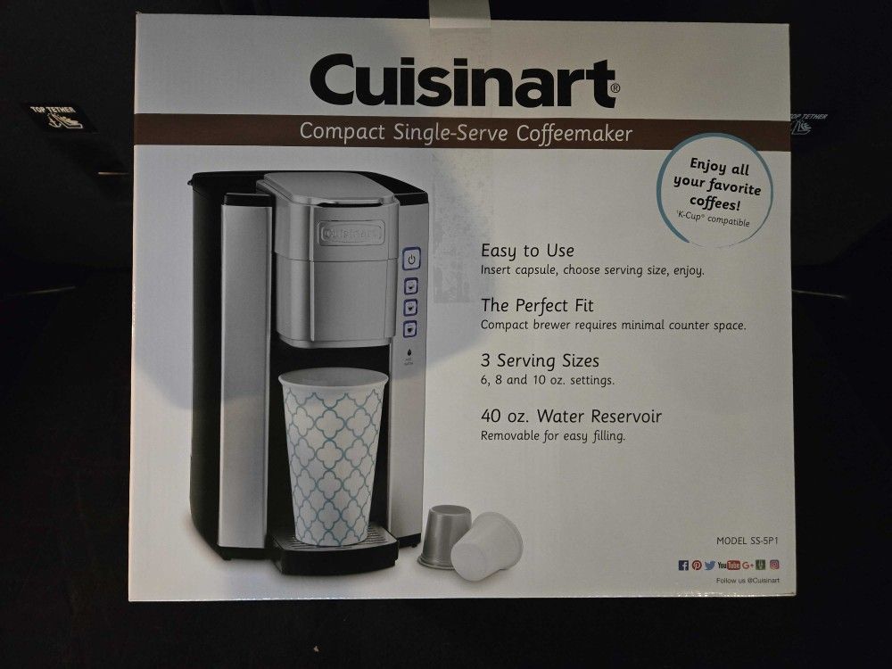 Cuisinart Compact Single-serve Coffeemaker 