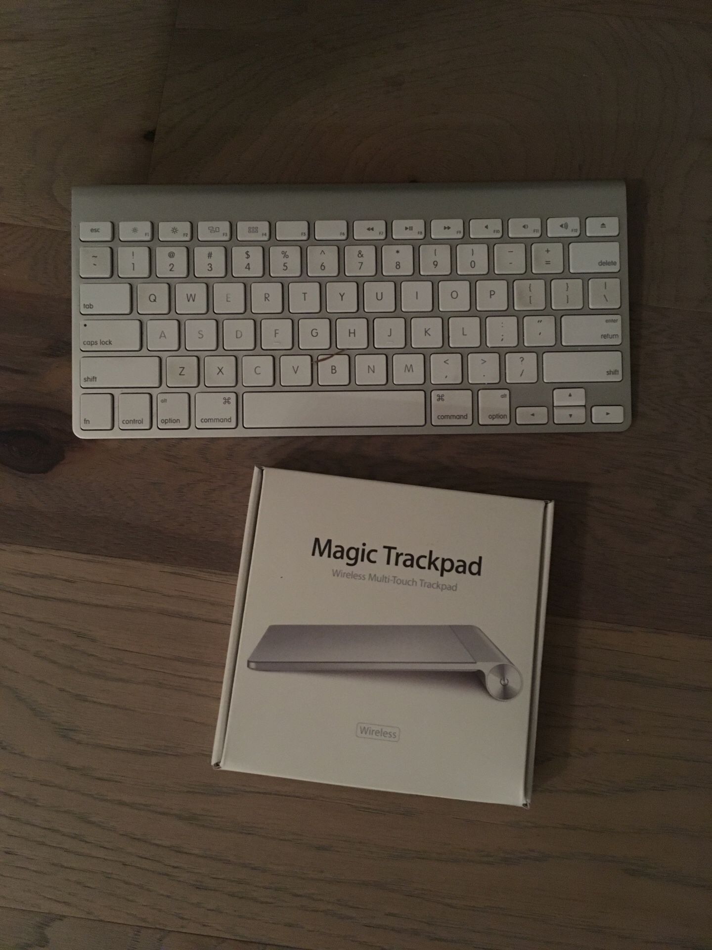 IMac touchpad and wireless keyboard