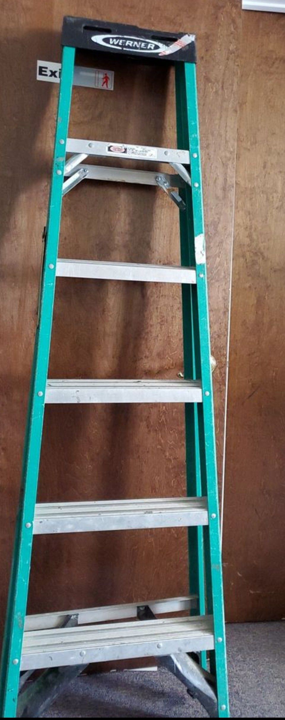 6' Werner Fiberglass Ladder $30 firm