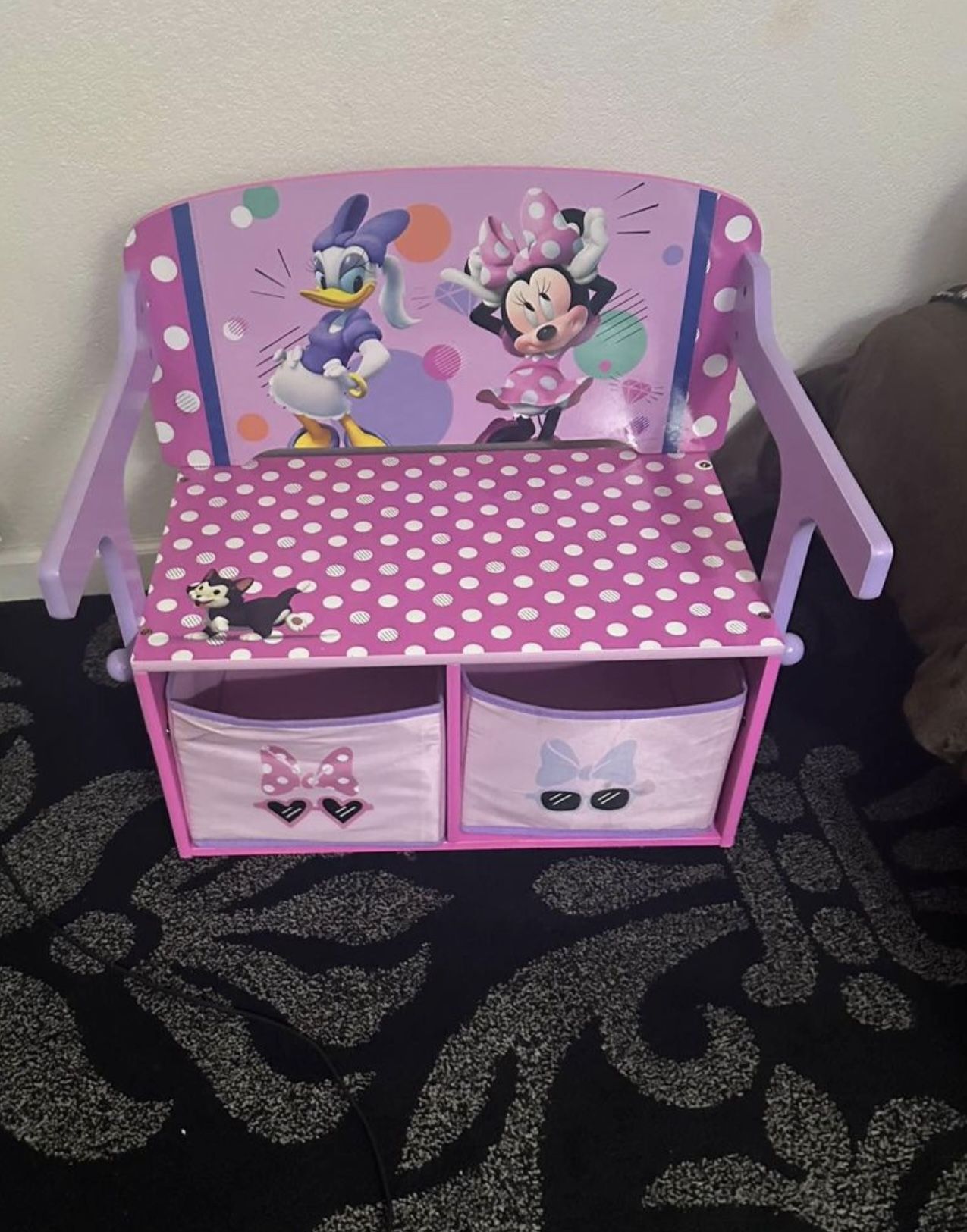 Minnie Mouse Toddler Desk Bench