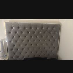 Bed With Mattress And Night Stand 