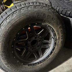 Set If 17” Rims And Tires