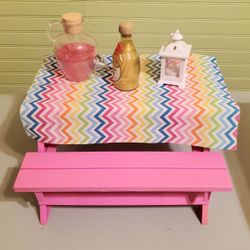 Our Generation Doll Picnic Table 