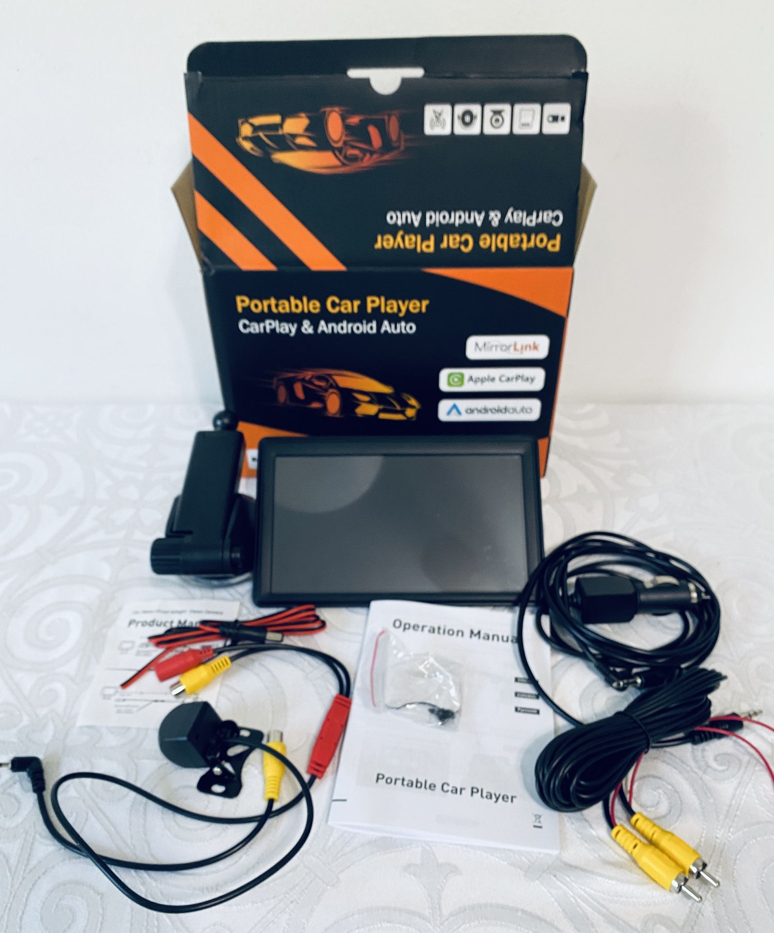 DriveSync 7 Wireless Apple CarPlay & Android Auto HD 7" Screen Backup Camera