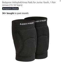 Bodyprox Volleyball Knee Pads for Junior Youth, 1 Pair Unisex (13-18 Years)
