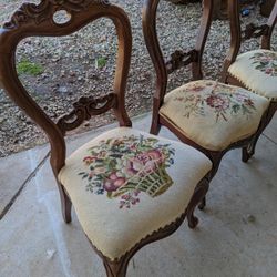 Antique Set Of 4 Chairs