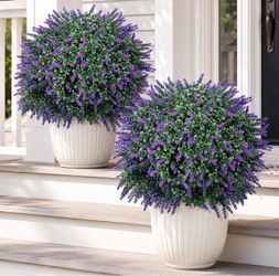 Artificial Purple Floral Bush Arrangement