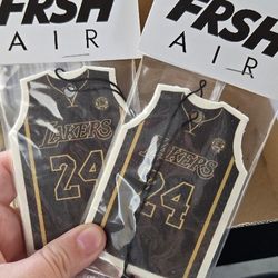 Kobe Black Mamba Lakers Jersey Air Freshner