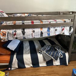 Twin over Twin Bunk Bed With Stairs