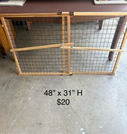 Dog gates two sizes see pics