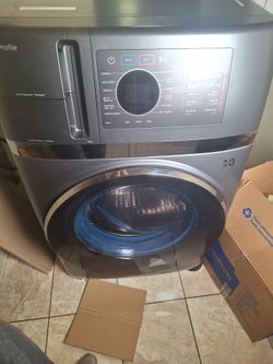 GE Profile 4.8 cu. ft. Capacity UltraFast Combo with Ventless Heat Pump Technology Washer/Dryer