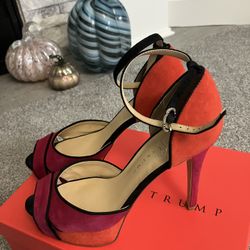 IVANKA TRUMP Kyra Pump Red High Heel Size 7.5