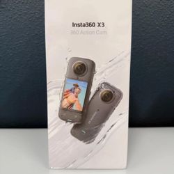 Insta360 - X3 5.7K 360 Degree Action Camera - Black 