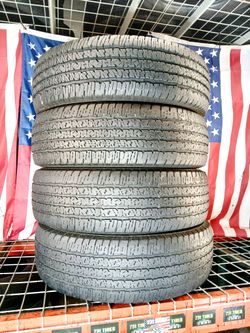 4 Used Tires LT275/70R18 FIRESTONE TRANSFORCE HT 10 PLY 80PSI LBS HEAVY-DUTY 275 70 18