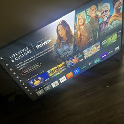 Roku 55inch works great i dont use so it literally just sits here ! (everything works as it should)