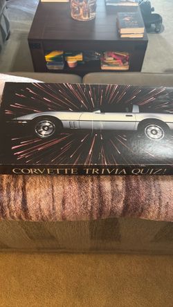 Corvette trivia quiz board game