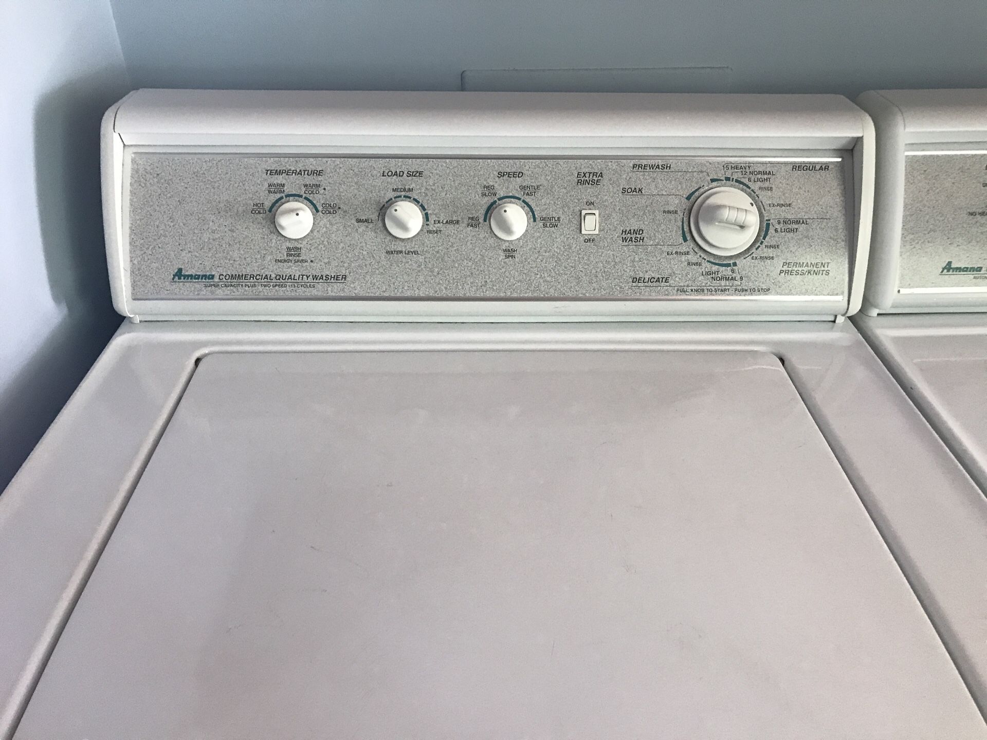 Amana Commercial Quality Washer & Dryer
