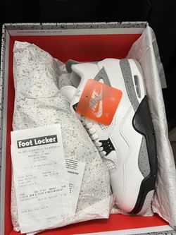 Jordan 4 White Cement