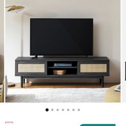 Tv Stand 59” Black New In Box