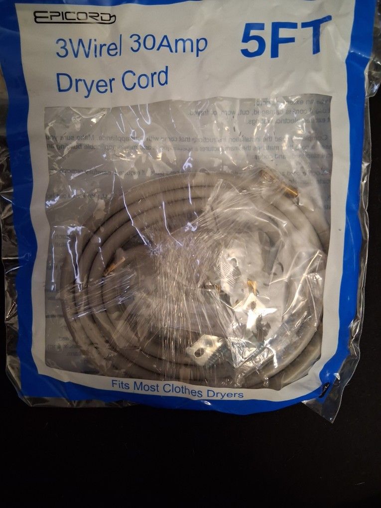 Brand New Dryer Cords Different Sizes And Amps Also Have Washer Hoses