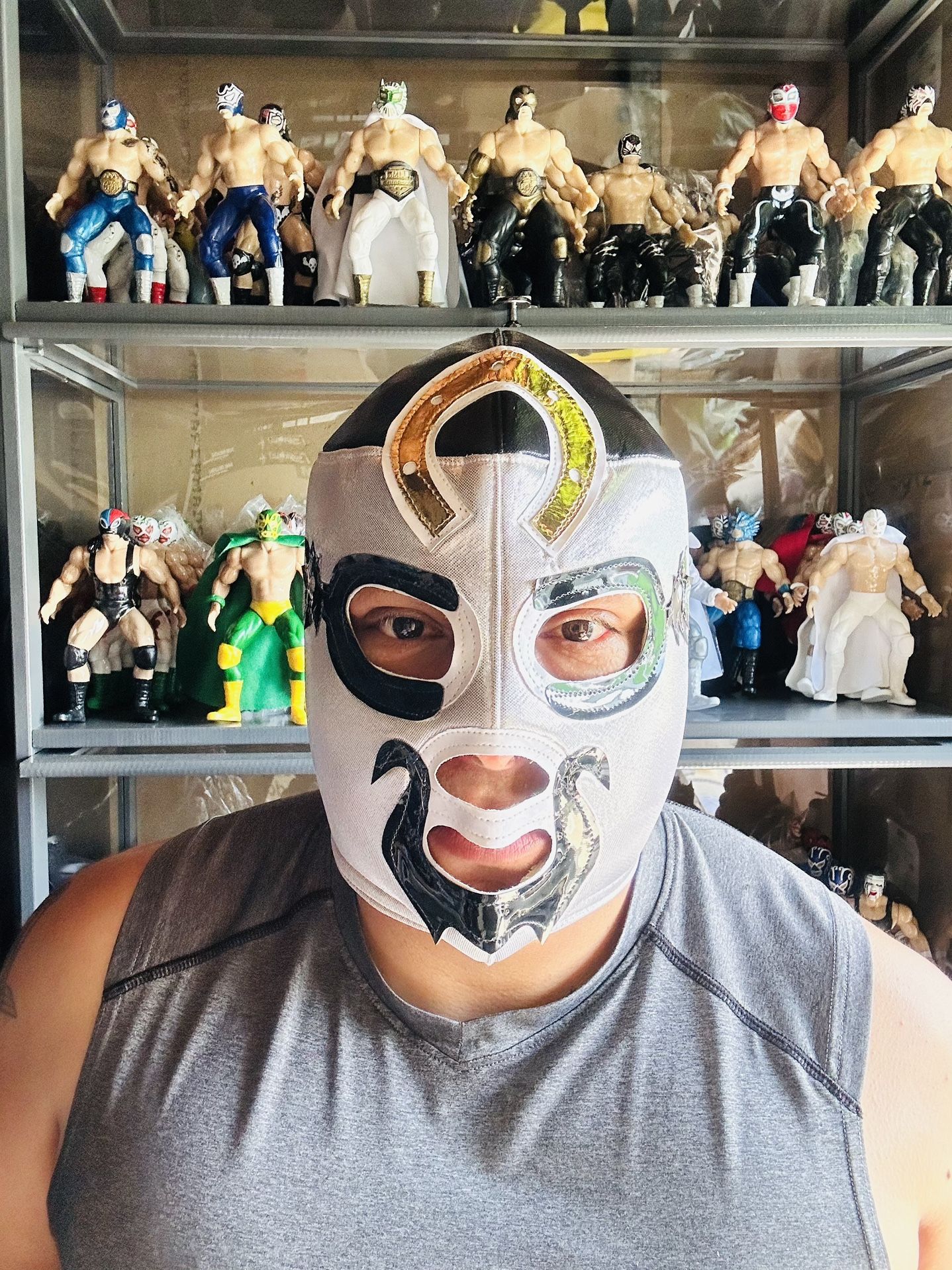 Cuatrero Lucha Libre Mask Mexican Wrestling Adult Luchador Costume  Luchadores
