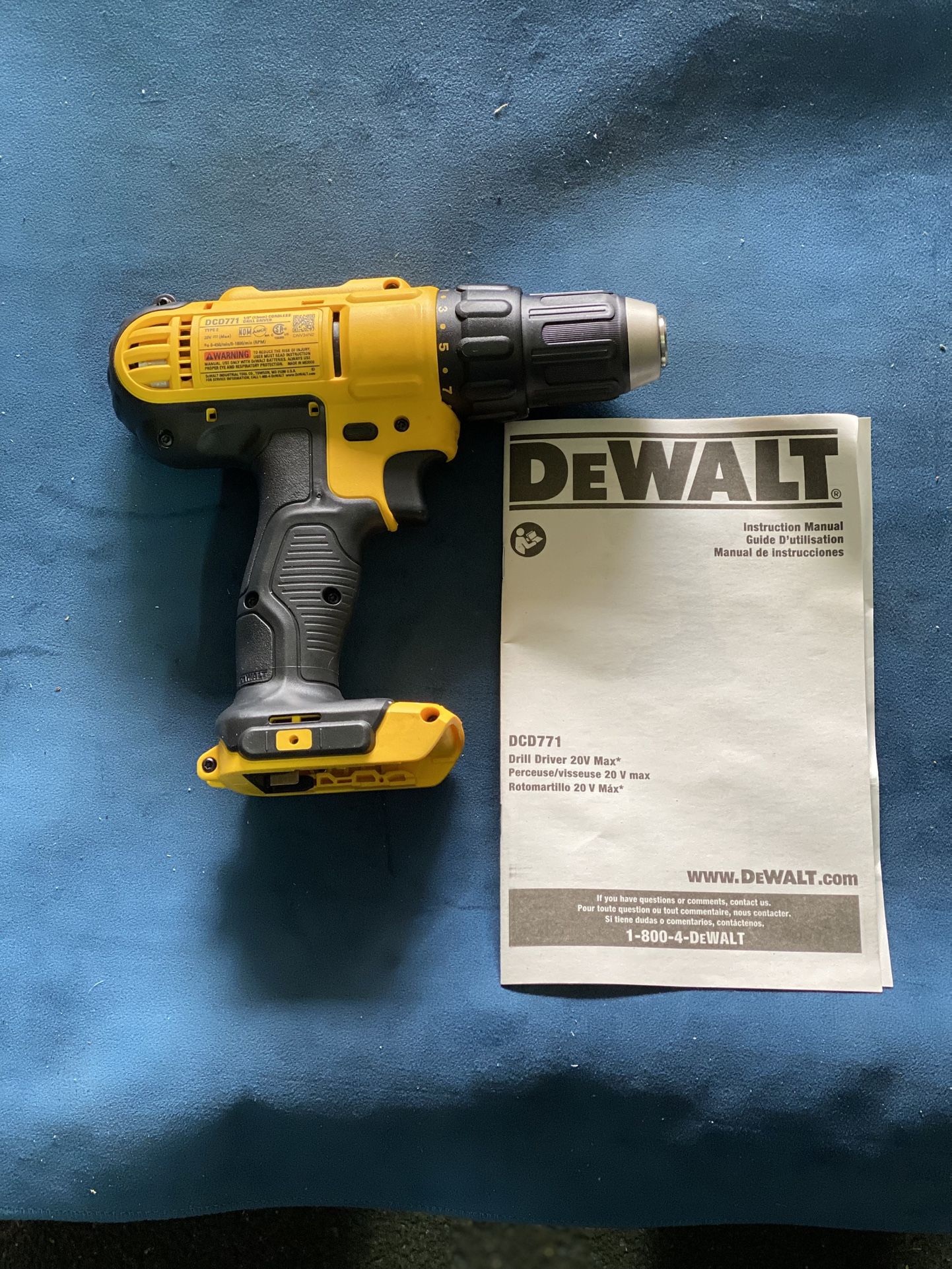 DeWalt 20Volt Drill/Driver 