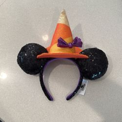 Mini Mouse Candy Corn Witch Disney Ears