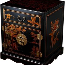 Handmade Mid-Century Oriental Antique End/Side Table 24 Inches