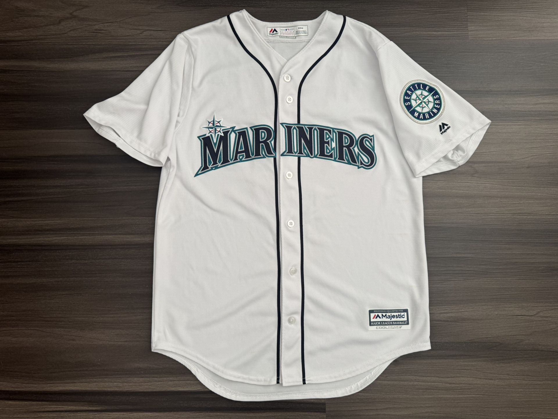 Majestic Seattle Mariners #3 Mike Zunino MLB Baseball Cool Base Sewn Jersey
