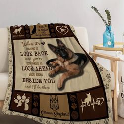 German Shepard Dog Soft Cozy Microfiber Blanket Cover Up