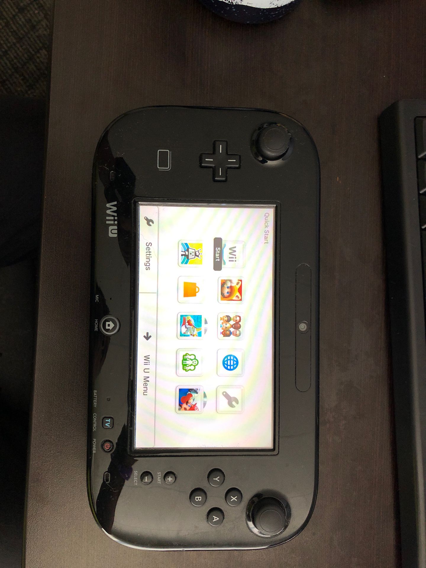 Wii U Pad - works great clean