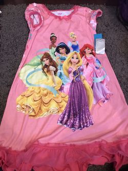 Size 7 Disney pajama and sweater, brand new. $10 each piece of clothing