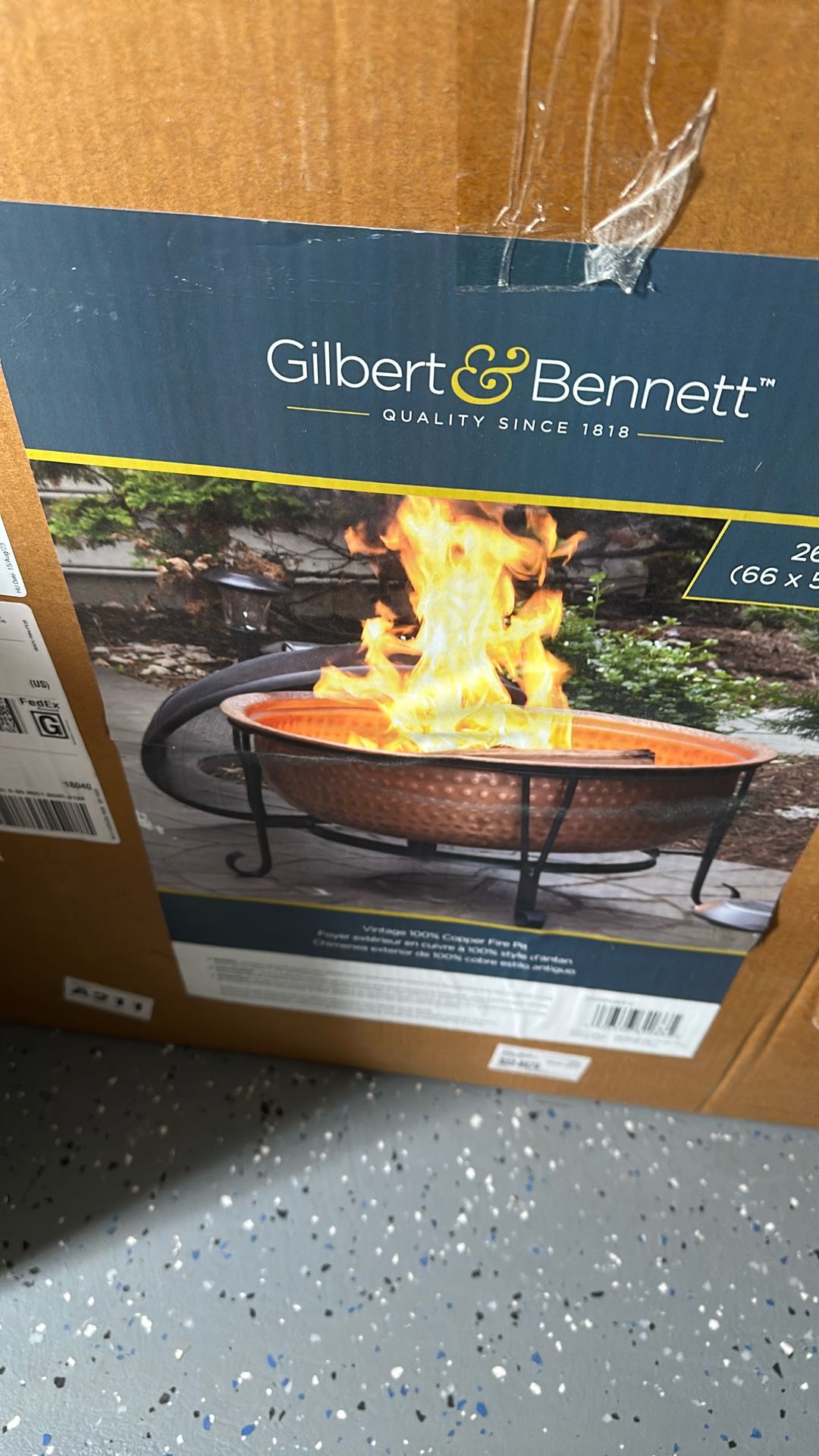 Fire Pitt Copper Brand new In Box
