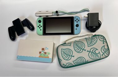 Nintendo Switch Animal Crossing New Horizons Edition with Accessories
