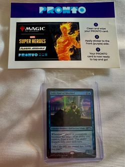 Magic The Gathering Marvel Loki, God of Mischief SDCC 2026 Pronto Sticker Torch