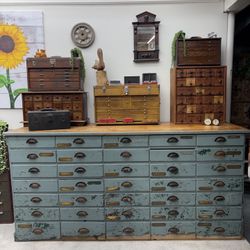 Apothecary Cabinets And Machinist Toolboxes
