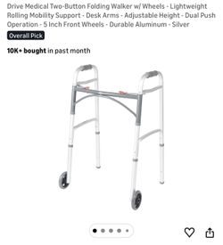 Folding Walker With Wheels