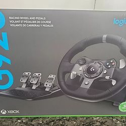 Logitech Steering Wheel And Pedals Brand New 